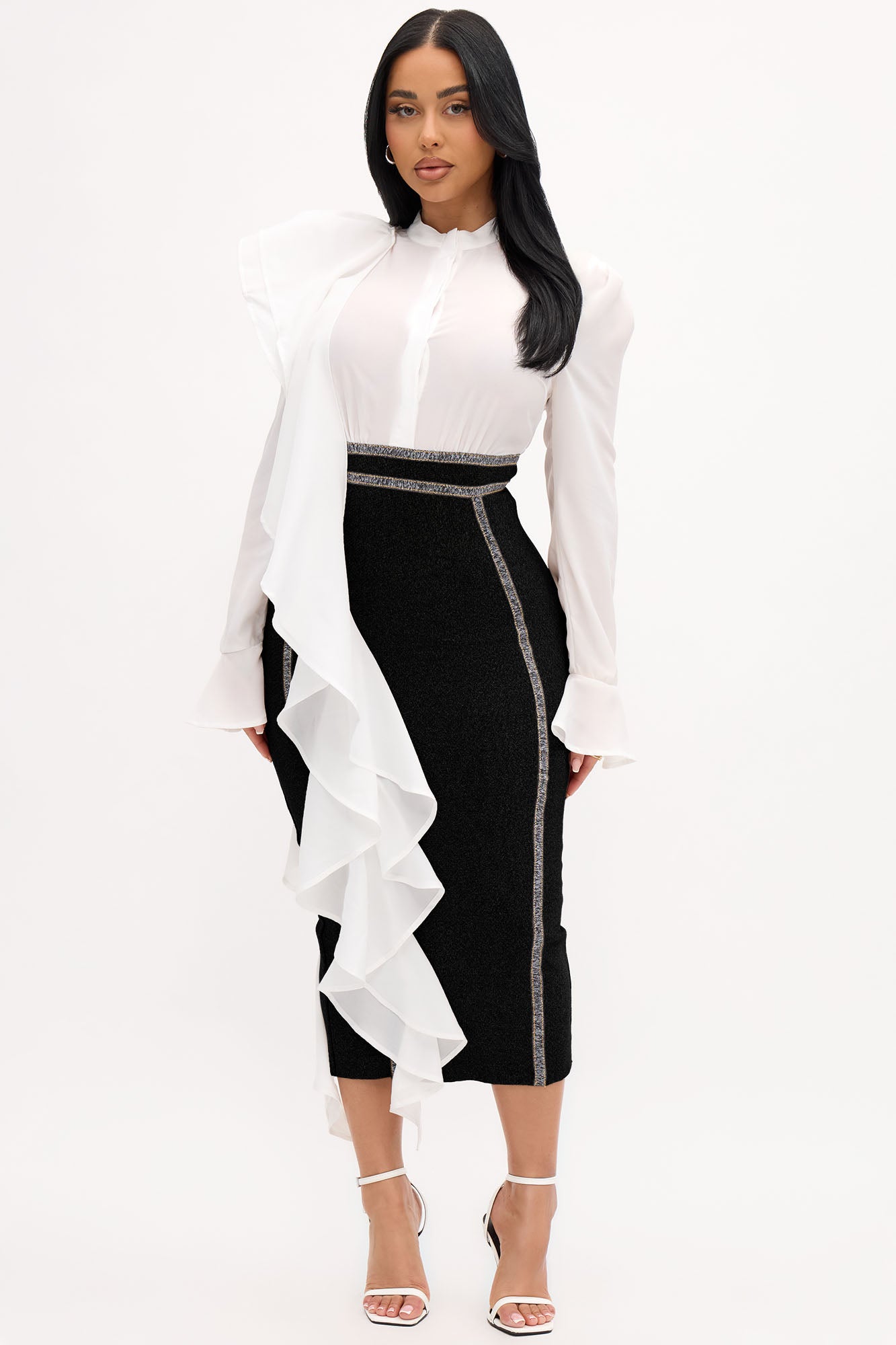 Sweater Midi Dress - Taupe/combo - Image 50