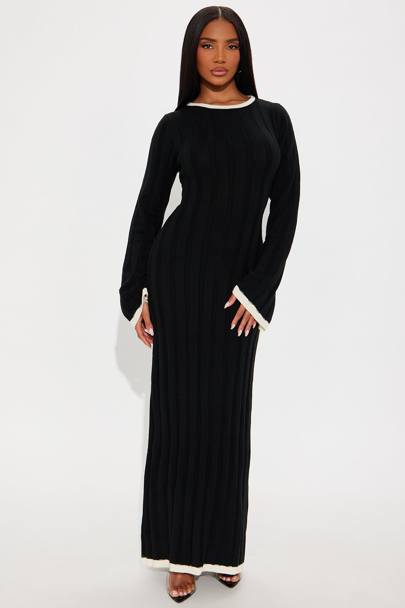 Sweater Mini Dress - Pink/combo - Image 24